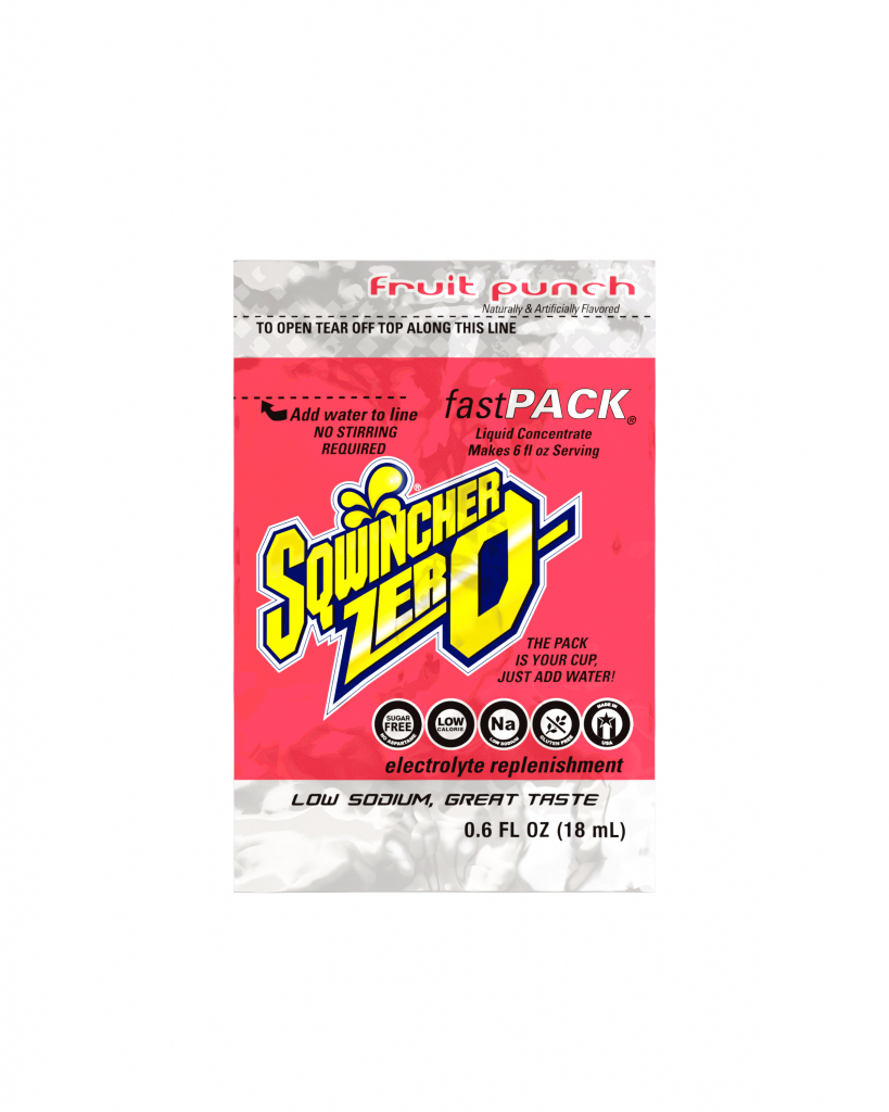 SQWINCHER FRUIT PUNCH ZERO FAST PACK - Tagged Gloves